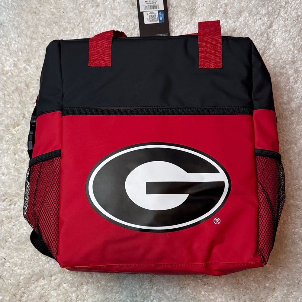 Georgia Bulldogs Red and Black Backpack cooler